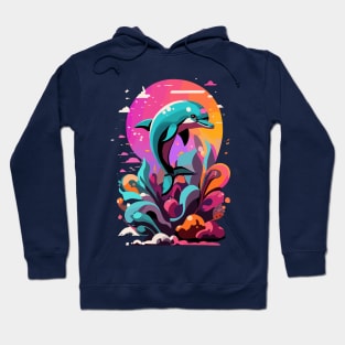 Dolphin design Hoodie